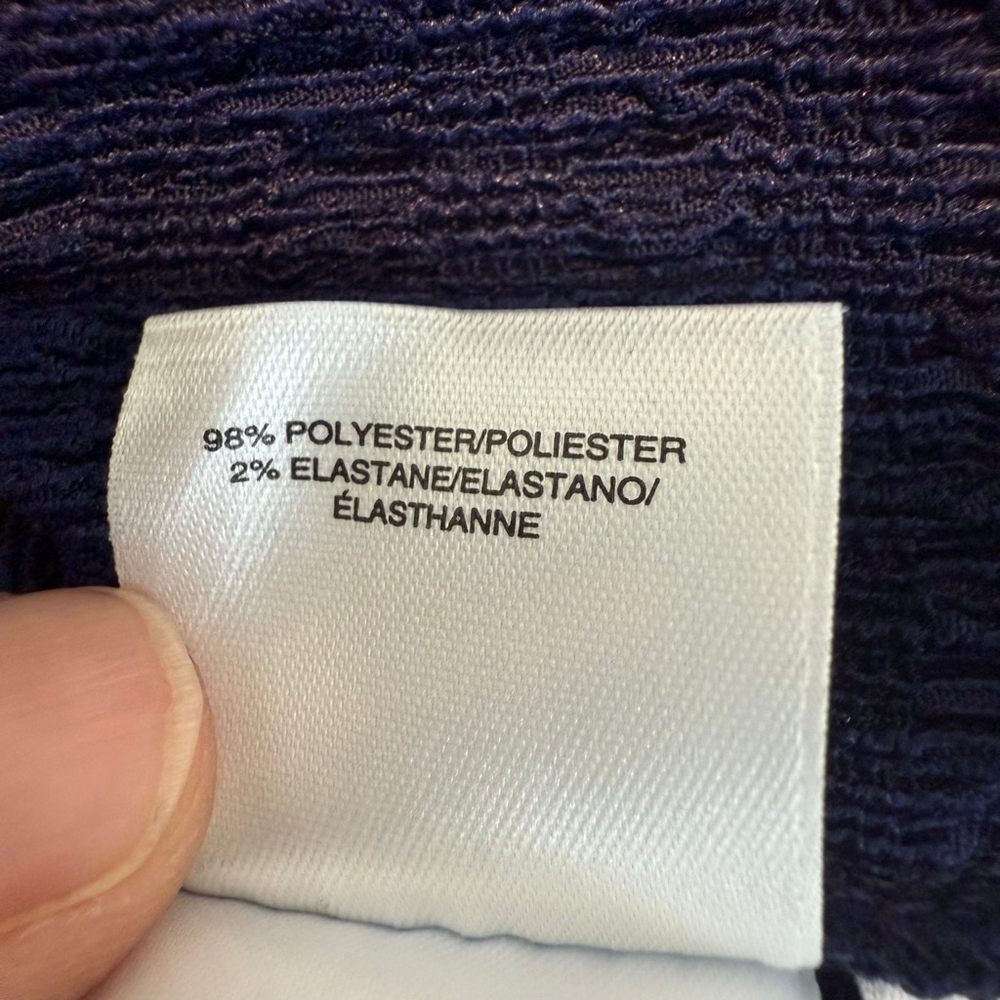 Women's Anne Klein Top, Size Unspecified, Blue - Picture 5 of 12